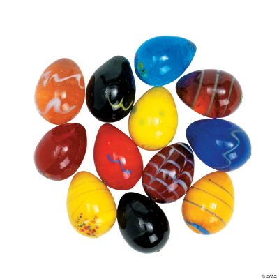 Mini Solid Glass Eggs
