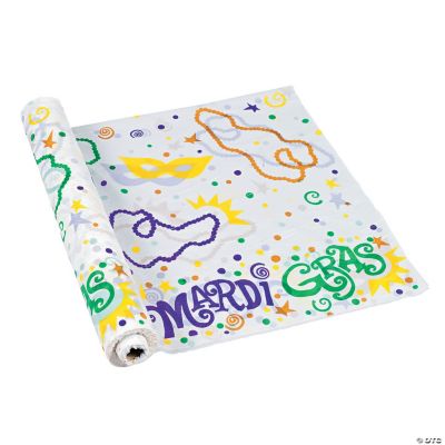 Mardi Gras Printed Banquet Roll