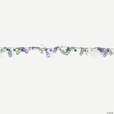 Mardi Gras Wire Garland