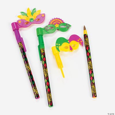 “Mardi Gras” Mask Pens