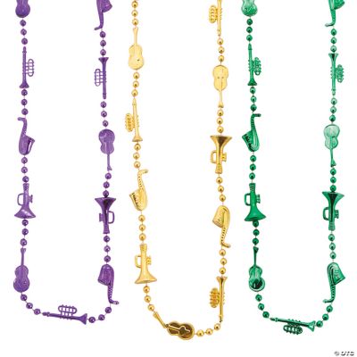Jazz Mardi Gras Beads