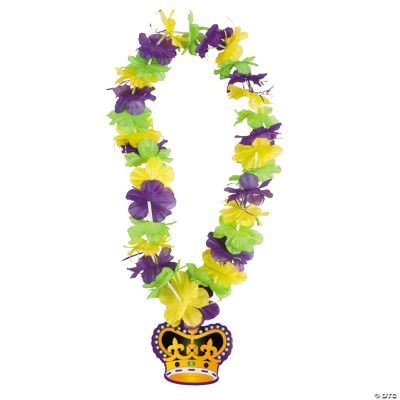 Mardi Gras Crown Leis