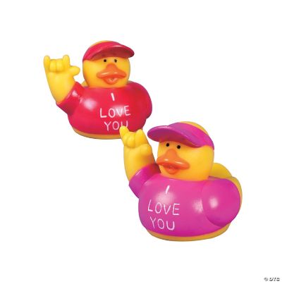 “I Love You” Rubber Duckies