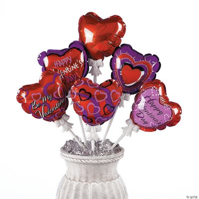 Self-Inflating Valentine Heart Balloon Assortment