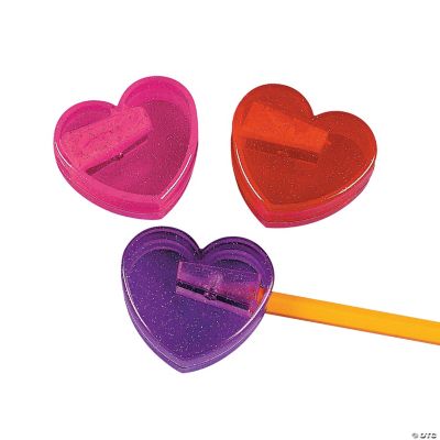 Heart-Shaped Pencil Sharpeners