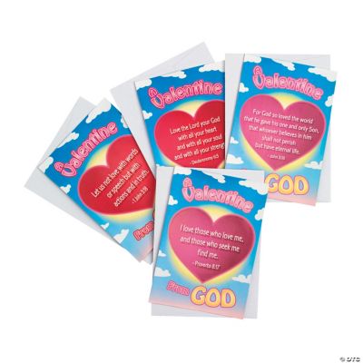 “Valentine From God” Sticker Cards
