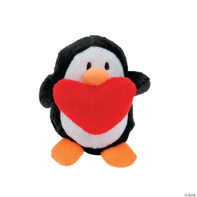 Plush Penguins with Heart