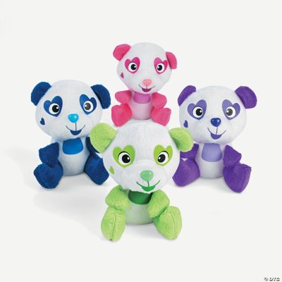 Plush Valentine Panda Bears