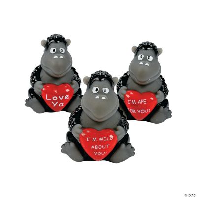 Valentine Gorillas With Hearts