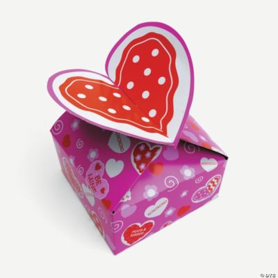 Folding 3D Heart Gift Boxes