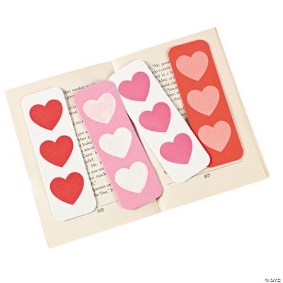 Heart Print Bookmarks