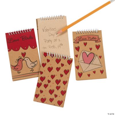 Valentine Kraft Paper Notepads