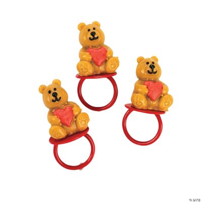 Valentine Bear Sucker Rings