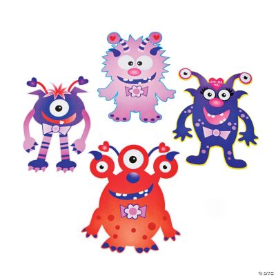 Valentine Monster Cutouts