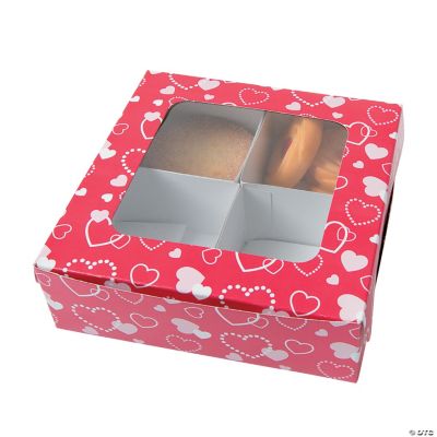 Valentine Four-Section Treat Boxes