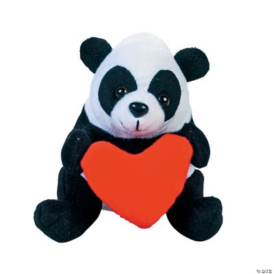 Plush Valentine Pandas