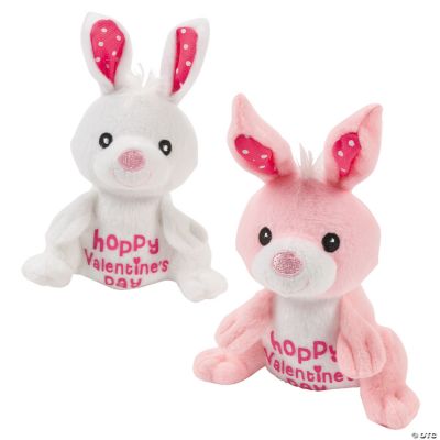 Plush Hoppy Valentine's Day Bunnies