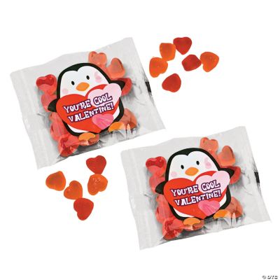 Valentine Penguin Gummy Fun Packs