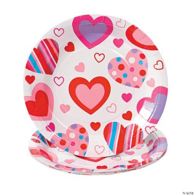 25 Valentine’s Hearts Dinner Plates