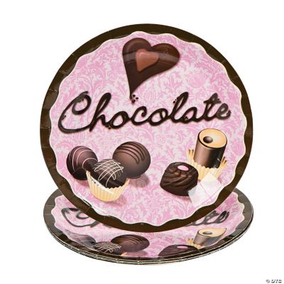 “Chocolate” Truffle Dessert Plates