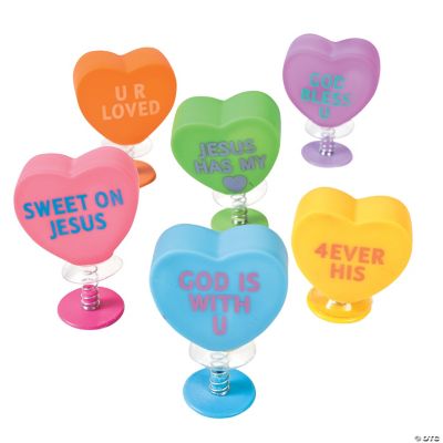 Religious Conversation Heart Pop-Ups