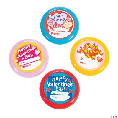 Valentine Exchange Mini Flying Disks