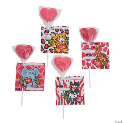 Wild Valentine Exchange Suckers With Card