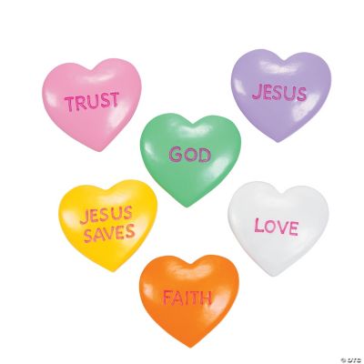 Conversation Heart Faith Stones