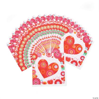 Hearts In Bloom Beverage Napkins