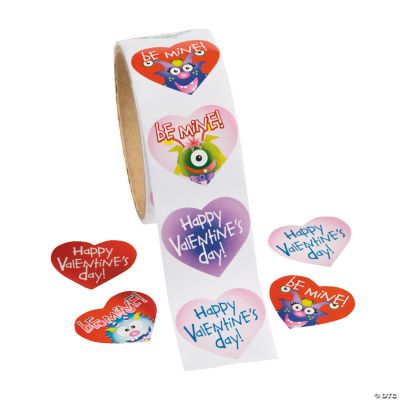 “Be Mine!” Roll Stickers