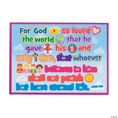 Make-A-John 3:16-Sticker Scenes