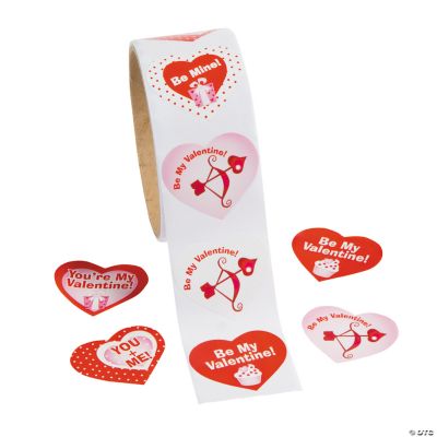“Be My Valentine!” Roll Stickers