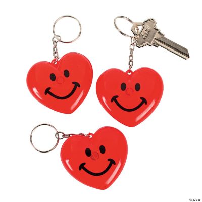 Light-Up Heart Key Chains