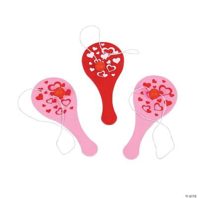 Mini Valentine Paddleball Games