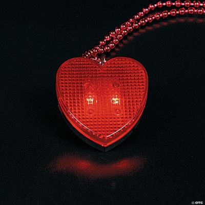 Valentine Necklaces with LightUp Heart