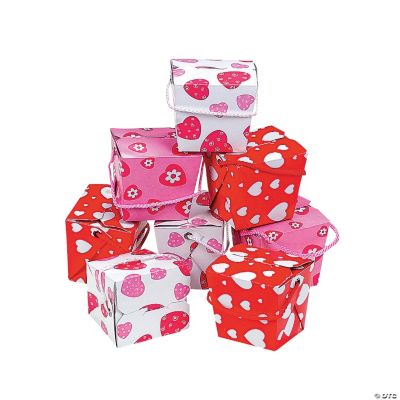 Valentine Boxes With Rope Handles