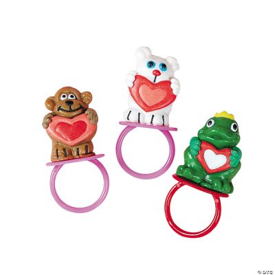 Valentine Frosted Sucker Rings