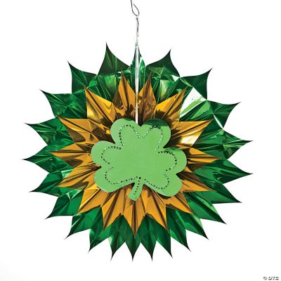 Shamrock Foil Burst Decoration