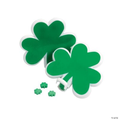 Shamrock-Shaped Containers with Mints