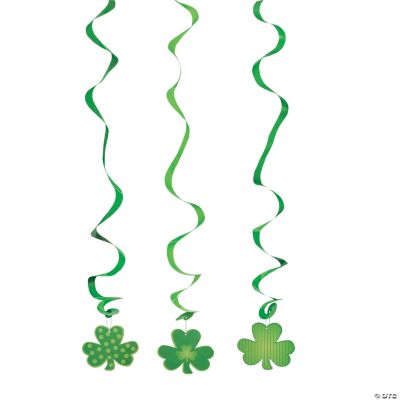 Large St. Patrick’s Dangling Swirls