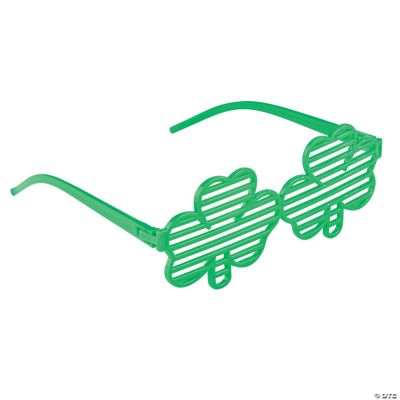 Shamrock-Shaped Shutter Shading Glasses