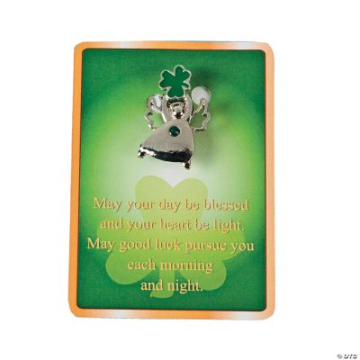 Irish Angel Pins on Cards