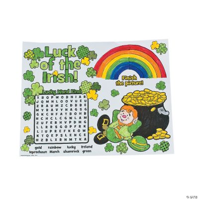St. Patrick’s Day Activity Place Mats