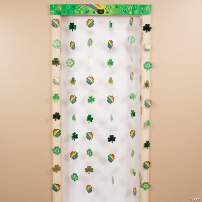 Rainbow Door Curtain With Border