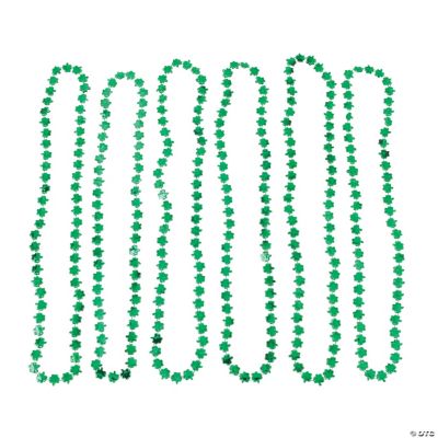 Beaded Shamrock Necklaces