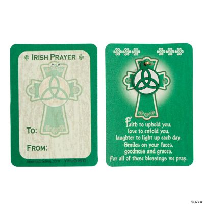Irish Blessing Wallet Cards With Charm