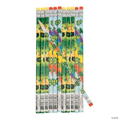 Shamrocks And Rainbows Pencils