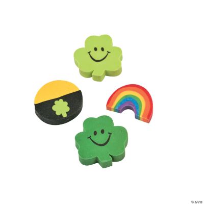 St. Pat's Mini Eraser Assortment