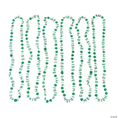 “Kiss Me I’m Irish” Beaded Necklaces