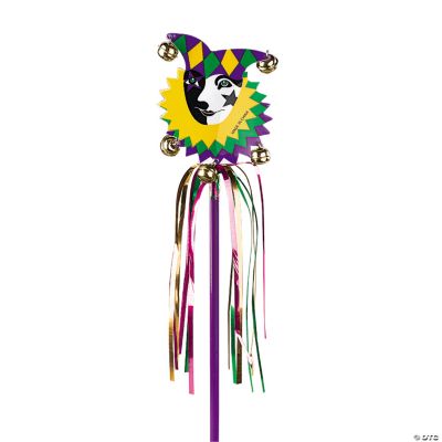 Jester Wands With Bells & Fringe
